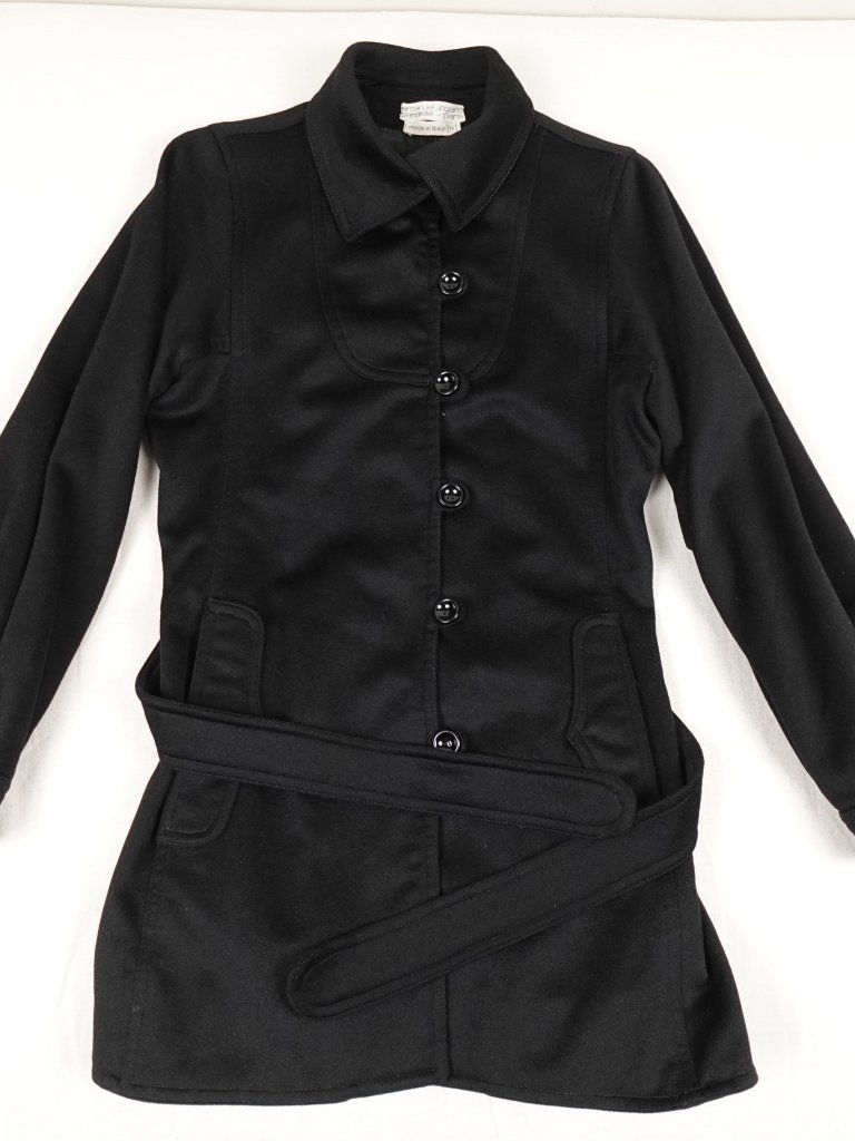 Vintage 1960s Emanuel Ungaro Parallele Coat Women's Medium Made In Italy